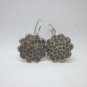 Pure Fine Silver Earrings Hill Tribe Gypsy Chunky Drop Bubbles Artisan Jewelry
