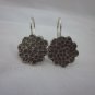 Pure Fine Silver Earrings Hill Tribe Gypsy Chunky Drop Bubbles Artisan Jewelry
