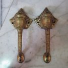 Brass Cupboard Puller Vintage Ganesha 2pcs Antique Door wardrobe Handles pairs