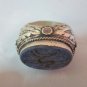 Islamic Ring 925 Sterling Silver Muslim Snake Antique engraved Lapis mens