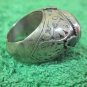 Islamic Ring 925 Sterling Silver Muslim Antique engraved Agate men craft 44604