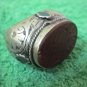 Islamic Ring 925 Sterling Silver Muslim Antique engraved Agate men craft 44604