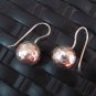 Fine Silver Earrings Hill Tribe Karen argento orecchini oorbellen Hammered balls