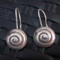 Fine Silver Earrings Hill Tribe Karen argento orecchini oorbellen Spiral Shell