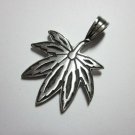 Fashion Men Jewelry Pendants Ciondolo Anhänger Pewter marijuana cannabis PC31