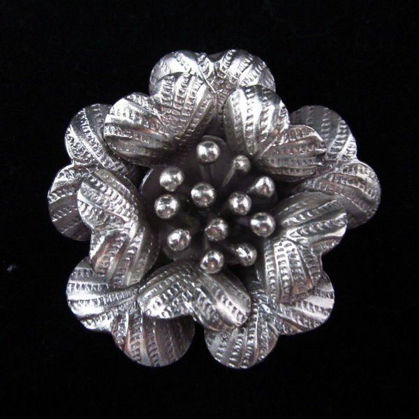Fine Silver Pendant Hill tribe Handcrafted Artisan Jewelry Asian Ethnic