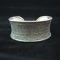 Fine Silver Bracelet Bangle Cuff Vintage Tribal band Engrave Silber Armband B32