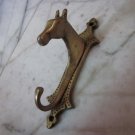 Brass Cupboard Puller Hanging Vintage Horse Hooks Antique Door wardrobe Handles