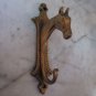 Brass Cupboard Puller Hanging Vintage Horse Hooks Antique Door wardrobe Handles