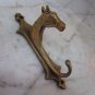 Brass Cupboard Puller Hanging Vintage Horse Hooks Antique Door wardrobe Handles