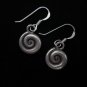 Thai Hill Tribe Earrings Fine Silver Schmuck Spirale Ohrringe Silber ER158