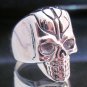 Fashion Stainless Steel Ring Size 9 Vintage Men Woman Skull Biker anello ringe 1