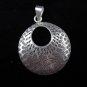 Fashion Pendants Hill tribe Pure Fine silver thai karen Vintage Round