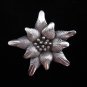 Pure Fine Silver Pendants Hill tribe Lily Flower Floral Artisan Hand craft Jewel