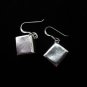 Thai Hill Tribe Earrings Fine Silver Ohrringe Silber Schmuck Cubic Cube ER149
