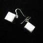 Thai Hill Tribe Earrings Fine Silver Ohrringe Silber Schmuck Cubic Cube ER149