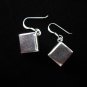 Thai Hill Tribe Earrings Fine Silver Ohrringe Silber Schmuck Cubic Cube ER149