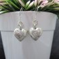 Thai Hill Tribe Earrings Pure Silver Ethnic Karen Tribal Lovely Hearts R513
