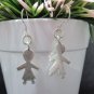 Thai Hill Tribe Earrings Pure Silver Ethnic Lovely Couple Date Kids R514