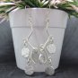 Thai Hill Tribe Earrings Pure Silver Ethnic Elegant Chandelier Party R515