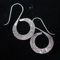 Thai Hill Tribe Earrings Fine Silver Karen tribal S Shaped gift ER127