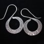 Thai Hill Tribe Earrings Fine Silver Karen tribal S Shaped gift ER127