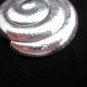 Pure Fine Silver Pendants Hill tribe Tribal Snail Spiral Round Ethnic Craft