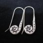Thai Hill Tribe Earrings Fine Silver OHRHÄNGER Ohrringe الأقراط ER128