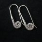 Thai Hill Tribe Earrings Fine Silver OHRHÄNGER Ohrringe الأقراط ER128