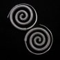 Thai Hill Tribe Earrings Fine Silver Schmuck Spirale Ohrringe Silber ER157