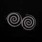 Thai Hill Tribe Earrings Fine Silver Schmuck Spirale Ohrringe Silber ER157