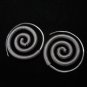 Thai Hill Tribe Earrings Fine Silver Schmuck Spirale Ohrringe Silber ER157