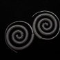 Thai Hill Tribe Earrings Fine Silver Schmuck Spirale Ohrringe Silber ER157