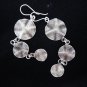 Hill Tribe Fine Silver Earrings Thai karen tribal triple circle Filigree ER129