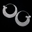 Thai Hill Tribe Earrings Fine Silver Ohrringe Schmuck Spiral Elegant