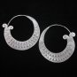 Thai Hill Tribe Earrings Fine Silver Ohrringe Schmuck Spiral Elegant