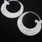 Thai Hill Tribe Earrings Fine Silver Ohrringe Schmuck Spiral Elegant