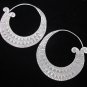 Thai Hill Tribe Earrings Fine Silver Ohrringe Schmuck Spiral Elegant