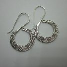 Handcrafted Earrings Sterling 925 Silver Gorgeous Hooks Plata Aretes joyería