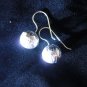 Hill tribe Fashion Earrings Genuine silver thai karen tribal rough ball ER37