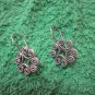 Thai Hill Tribe Earrings Fine Silver Fashions Dangle Mandara Celtic Knot Vintage
