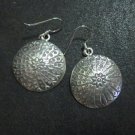 Orecchini d'argento Hill Tribe Fine Sterling Silver Earring Round Flower Blooms