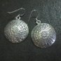 Orecchini d'argento Hill Tribe Fine Sterling Silver Earring Round Flower Blooms