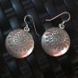 Fine Silver Earrings Hill Tribe Karen argento orecchini oorbellen Circle Retro
