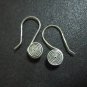 Hill Tribe Fine Fashion Sterling Silver Earrings Spiral Filigree Hook Thickness
