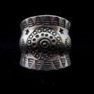 Fine Silver Rings Fashion Jewelry Ethno Argento Anello Tribal Curved Wave Band