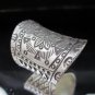 Fine Silver Rings Thai Tribal Jasmine Flower Anello Gümüş yüzükler خواتم R52