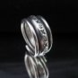 Handcrafted Rings Fine pure Silver Band Adjustable Coil Tribal Styles Tribal