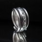 Handcrafted Rings Fine pure Silver Band Adjustable Coil Tribal Styles Tribal