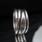 Handcrafted Rings Fine pure Silver Band Adjustable Coil Tribal Styles Tribal
